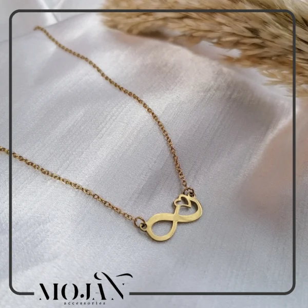 پلاک استیل طرح بی نهایت (فور اور)کد 410