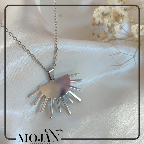 پلاک استیل طرح خورشید کد 010