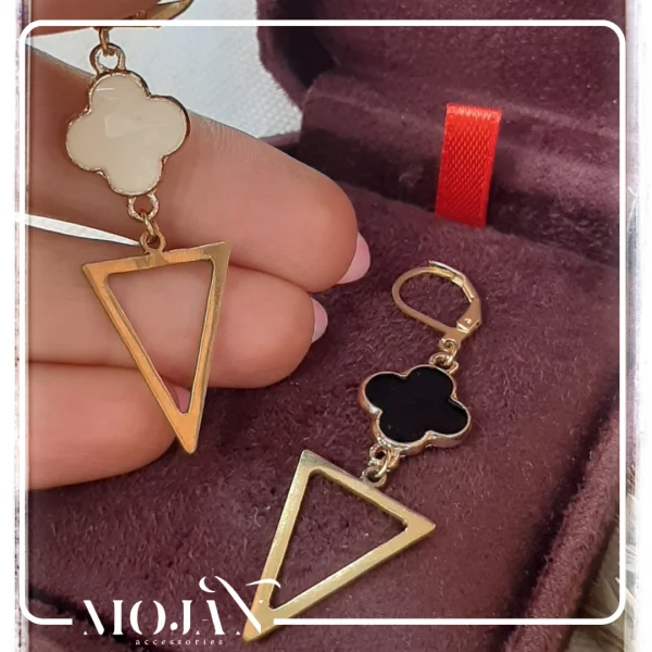 گوشواره استیل مثلثی ونکلیف کد872