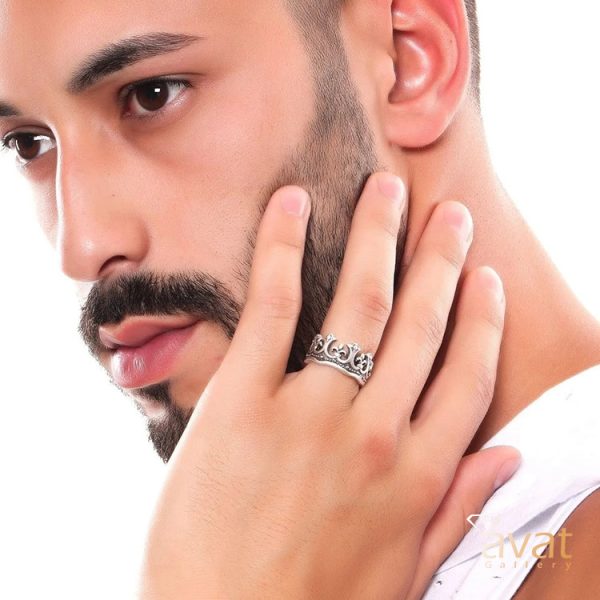 انگشتر تاج ورشو - آوات گالری- فروشگاه زیور آلات و اکسسوری