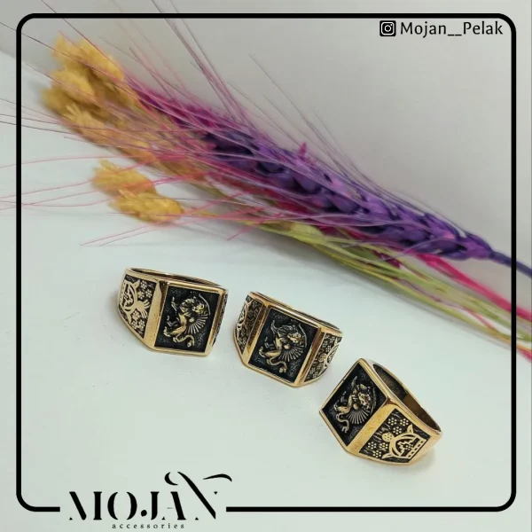 انگشتر طلاروس مردانه کد rt5070