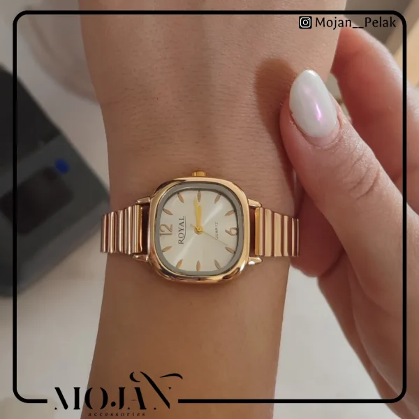 ساعت مچی رویال بند استیل مدل s4036