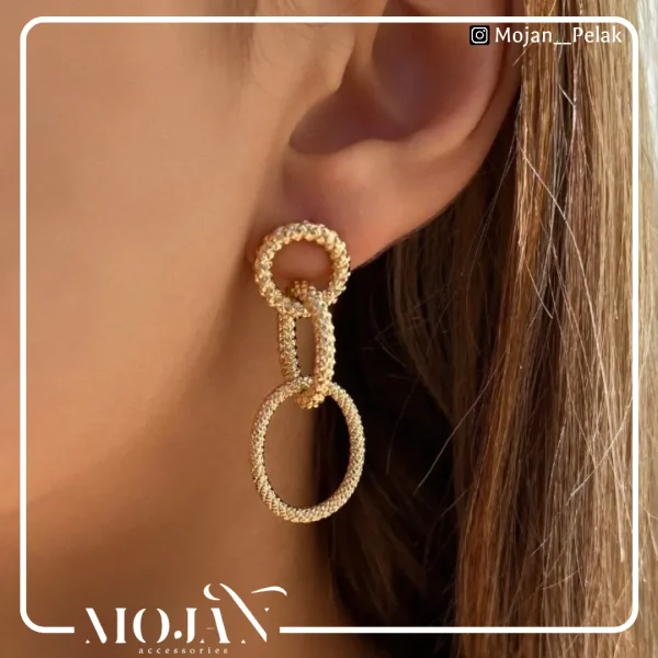 گوشواره طلایی CM مدل r3046