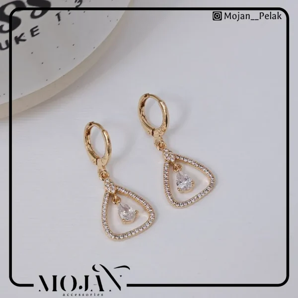 گوشواره طلایی CM مدل r3026