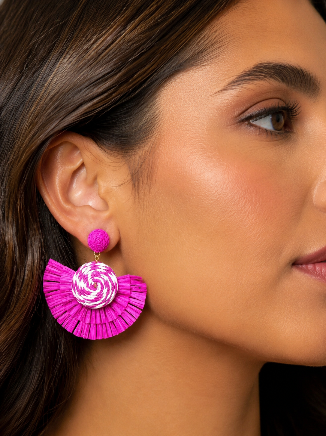 گوشواره حصیری تابستانه کدgh1696 گالری موژان حیدری